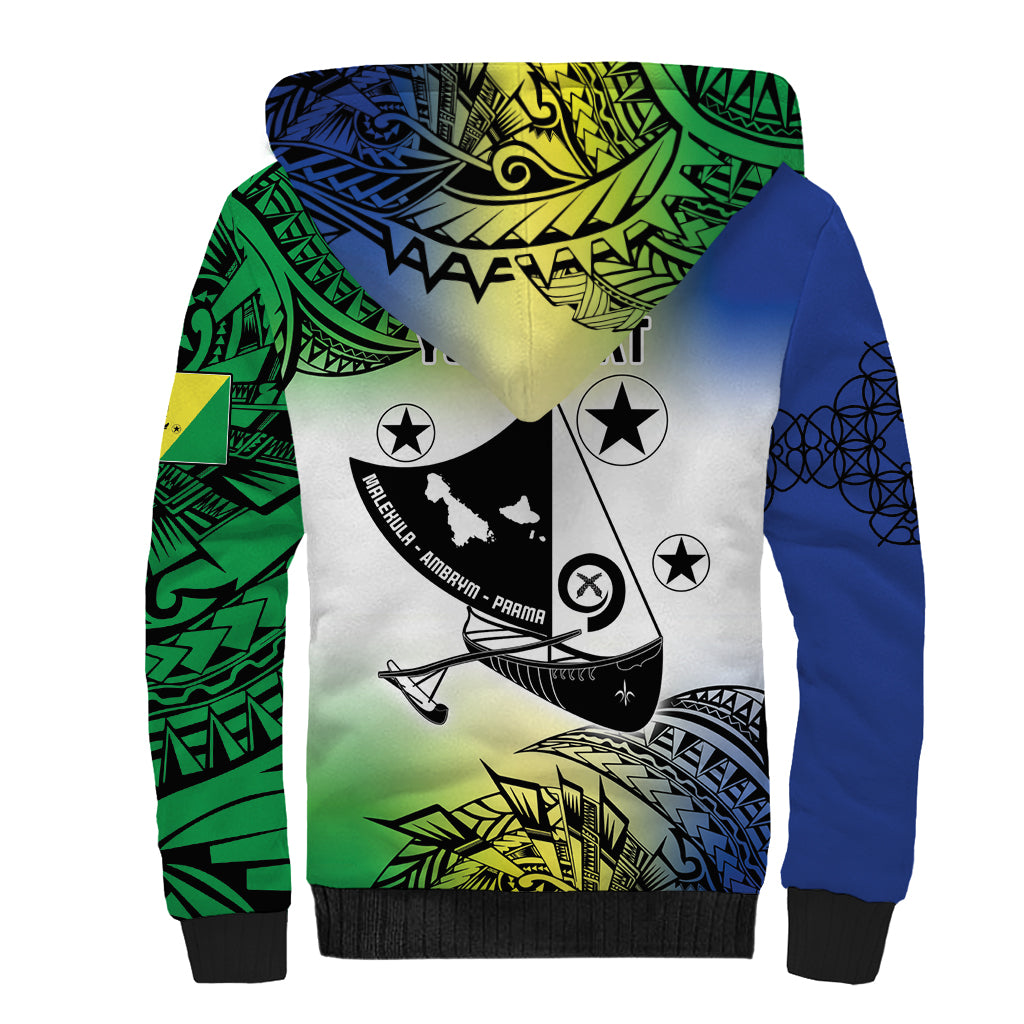 Malampa Day Sherpa Hoodie Emblem Gradient Style