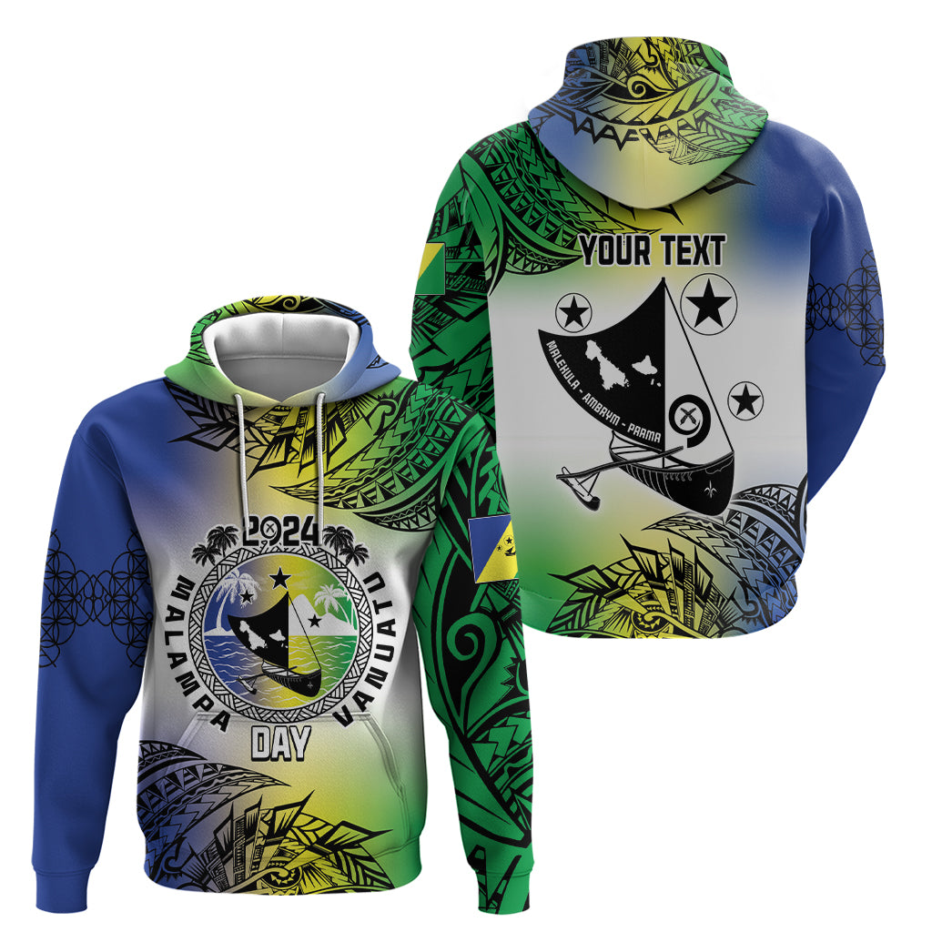 Malampa Day Zip Hoodie Emblem Gradient Style