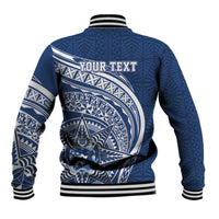 Tonga Queen Salote College Personalized Baseball Jacket Ngatu Tokelaufeletoa Motifs