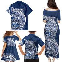 Tonga Queen Salote College Personalized Family Matching Puletasi and Hawaiian Shirt Ngatu Tokelaufeletoa Motifs