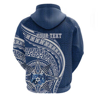 Tonga Queen Salote College Personalized Hoodie Ngatu Tokelaufeletoa Motifs