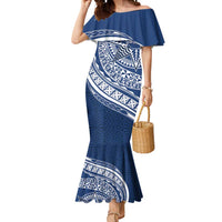 Tonga Queen Salote College Personalized Mermaid Dress Ngatu Tokelaufeletoa Motifs