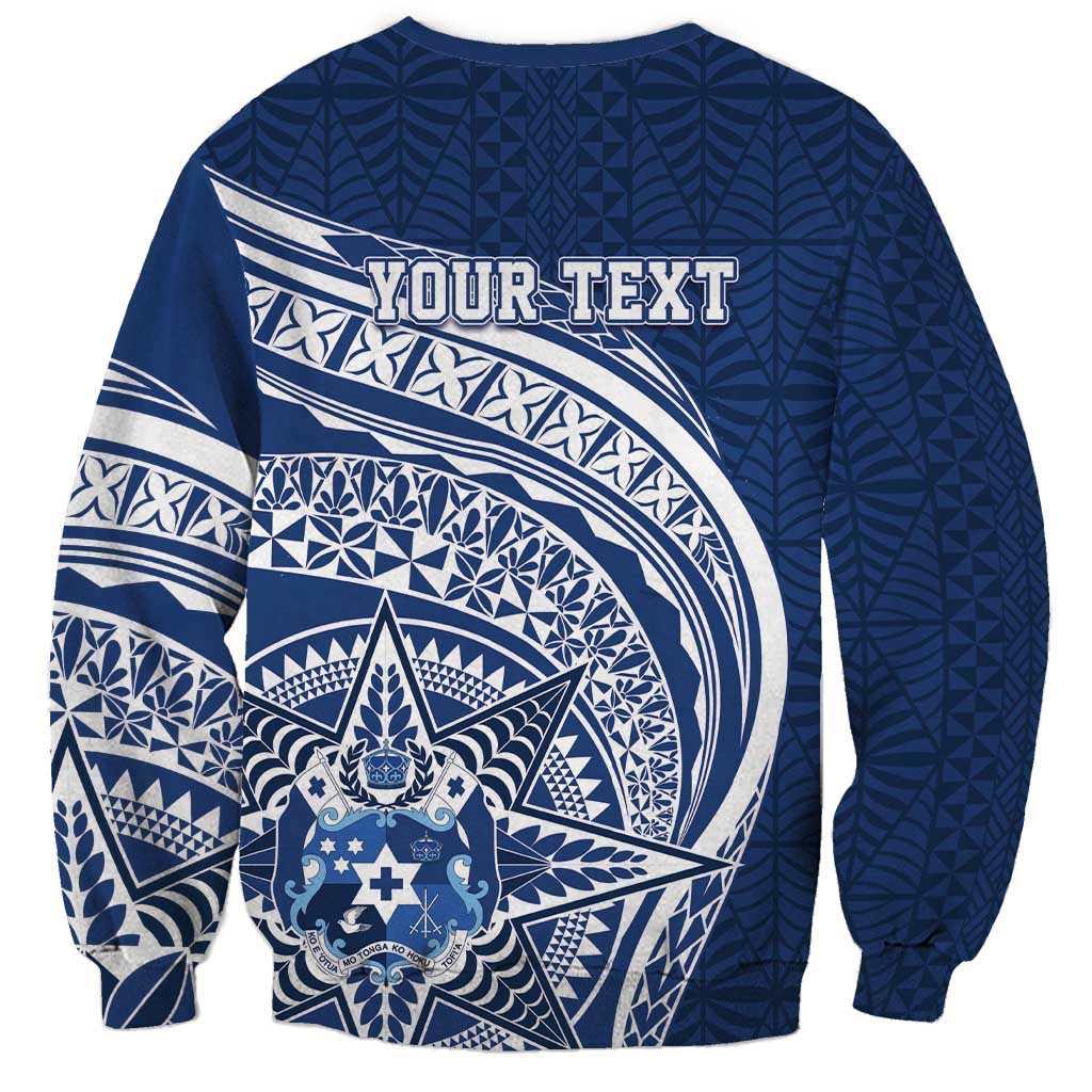 Tonga Queen Salote College Personalized Sweatshirt Ngatu Tokelaufeletoa Motifs