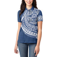 Tonga Queen Salote College Personalized Women Polo Shirt Ngatu Tokelaufeletoa Motifs