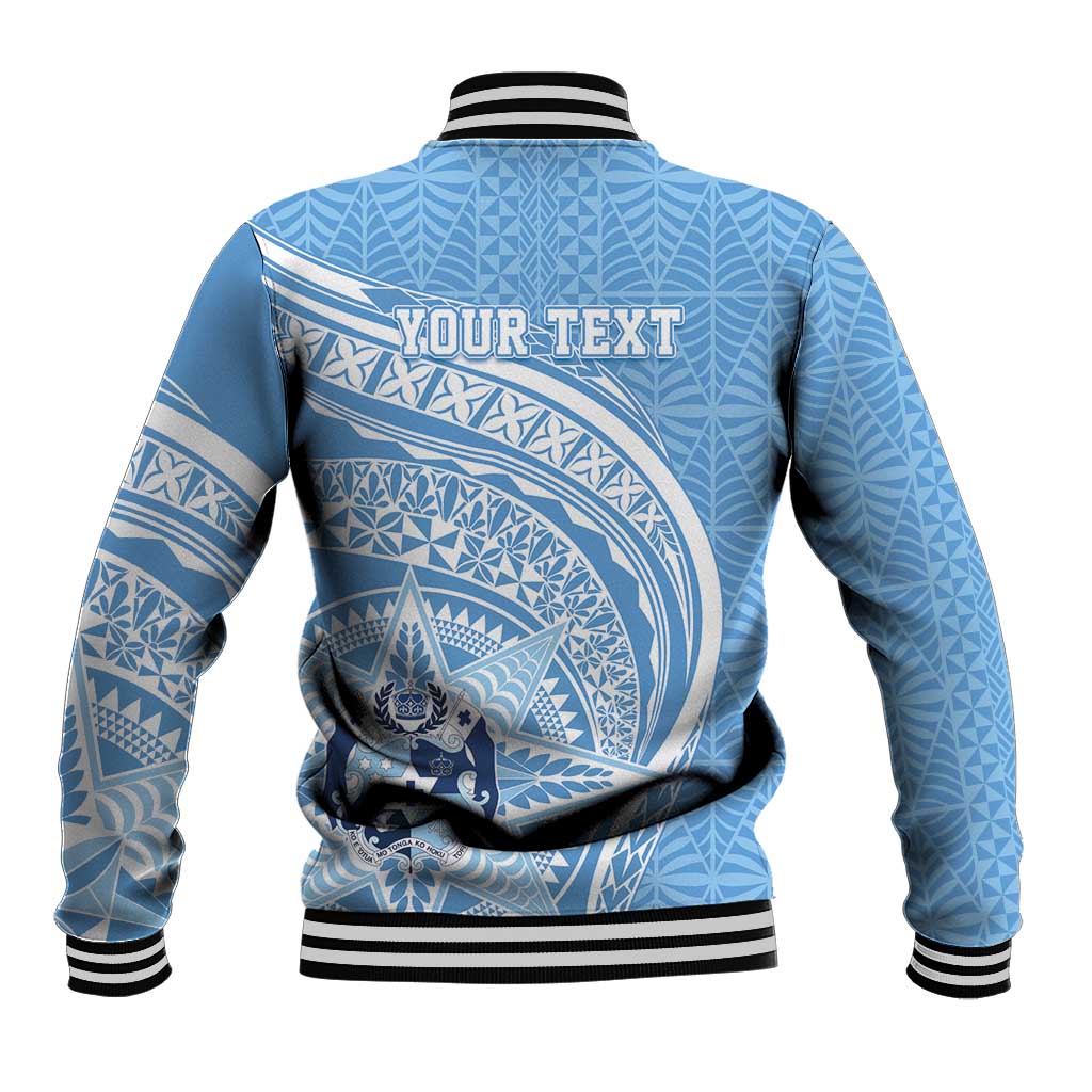 Tonga Apifo'ou Kolisi Personalized Baseball Jacket Ngatu Tokelaufeletoa Motifs