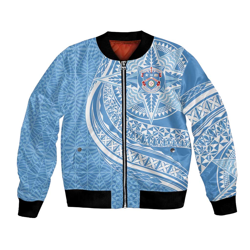 Tonga Apifo'ou Kolisi Personalized Bomber Jacket Ngatu Tokelaufeletoa Motifs