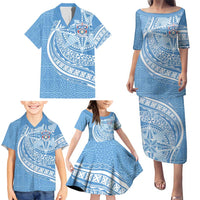 Tonga Apifo'ou Kolisi Personalized Family Matching Puletasi and Hawaiian Shirt Ngatu Tokelaufeletoa Motifs