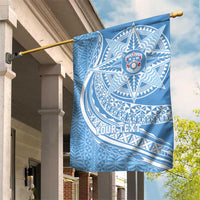 Tonga Apifo'ou Kolisi Personalized Garden Flag Ngatu Tokelaufeletoa Motifs