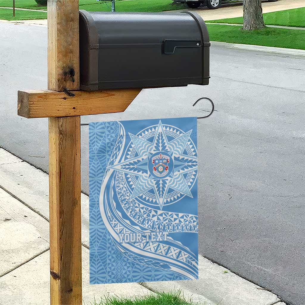 Tonga Apifo'ou Kolisi Personalized Garden Flag Ngatu Tokelaufeletoa Motifs