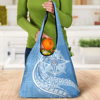 Tonga Apifo'ou Kolisi Personalized Grocery Bag Ngatu Tokelaufeletoa Motifs