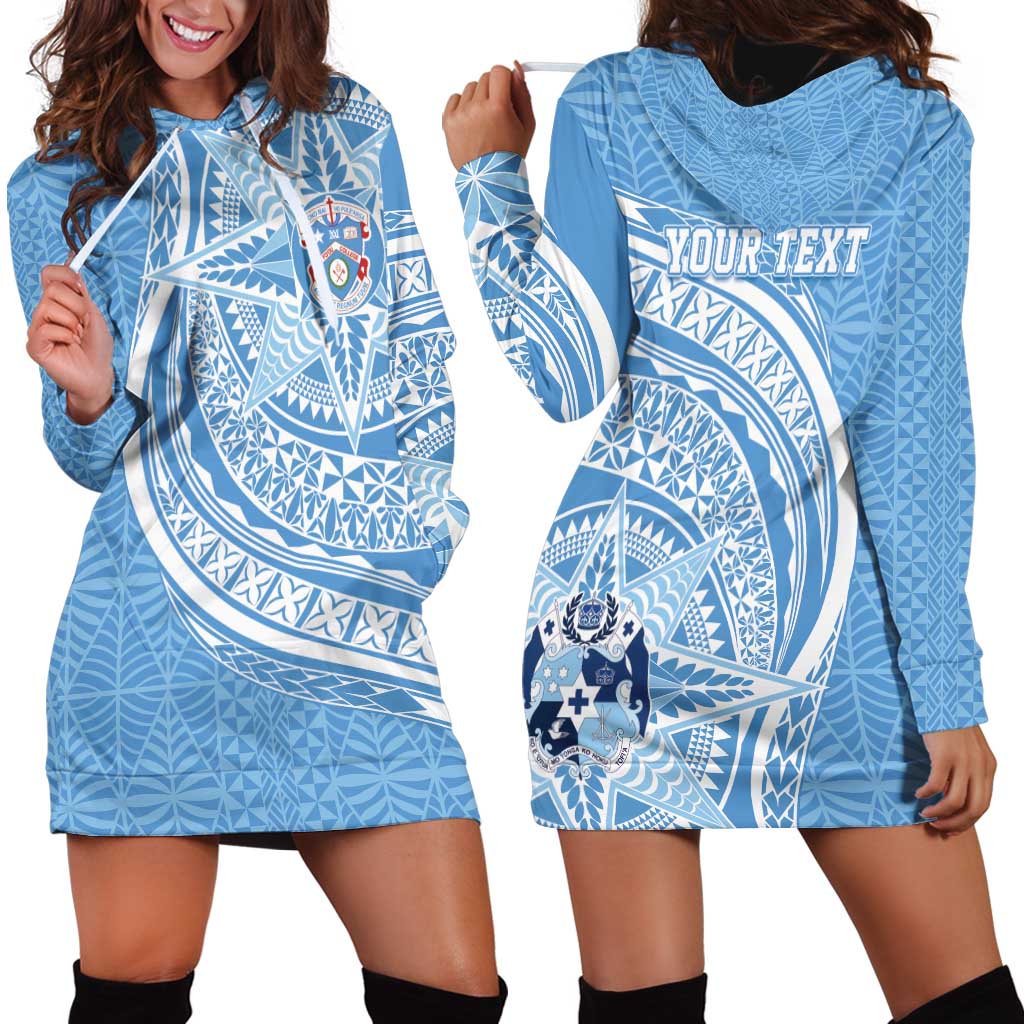 Tonga Apifo'ou Kolisi Personalized Hoodie Dress Ngatu Tokelaufeletoa Motifs