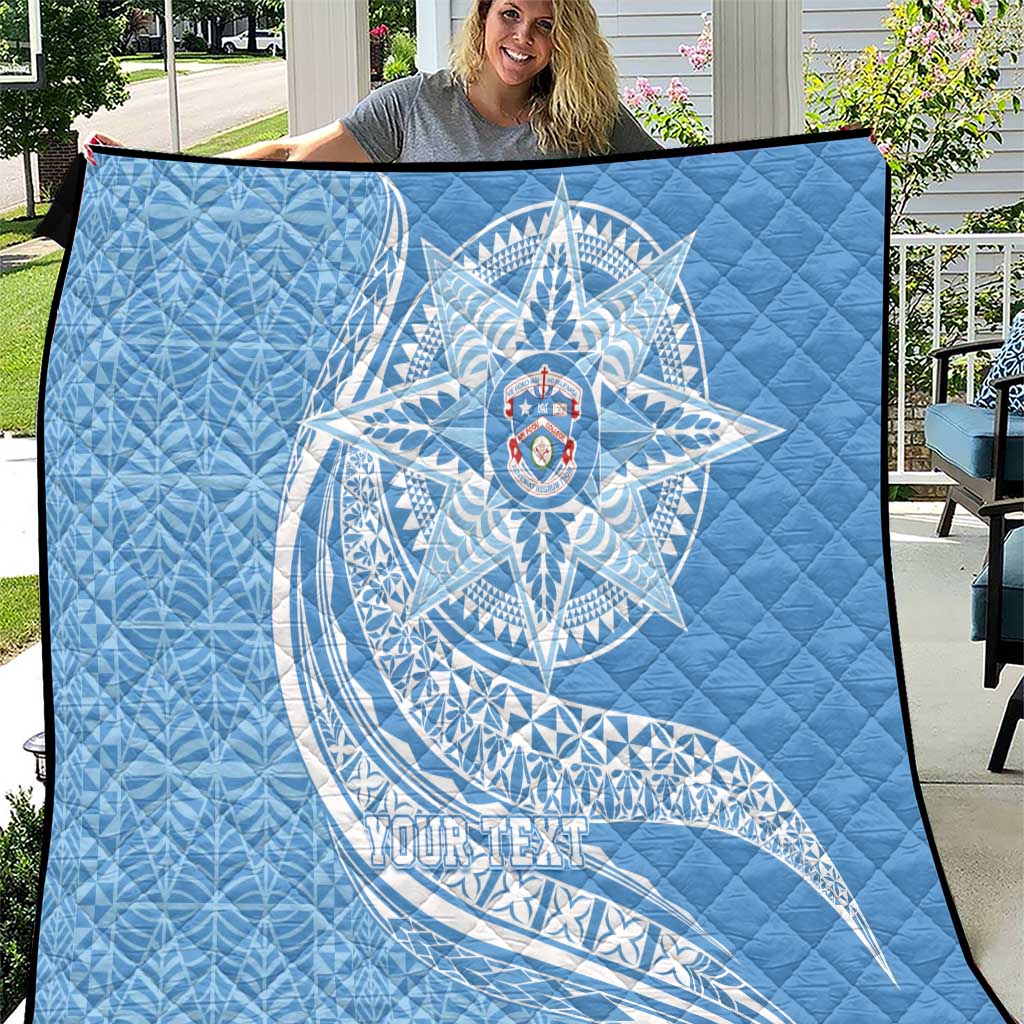 Tonga Apifo'ou Kolisi Personalized Quilt Ngatu Tokelaufeletoa Motifs