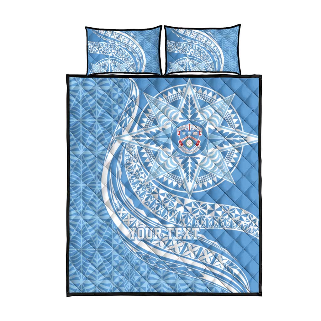 Tonga Apifo'ou Kolisi Personalized Quilt Bed Set Ngatu Tokelaufeletoa Motifs