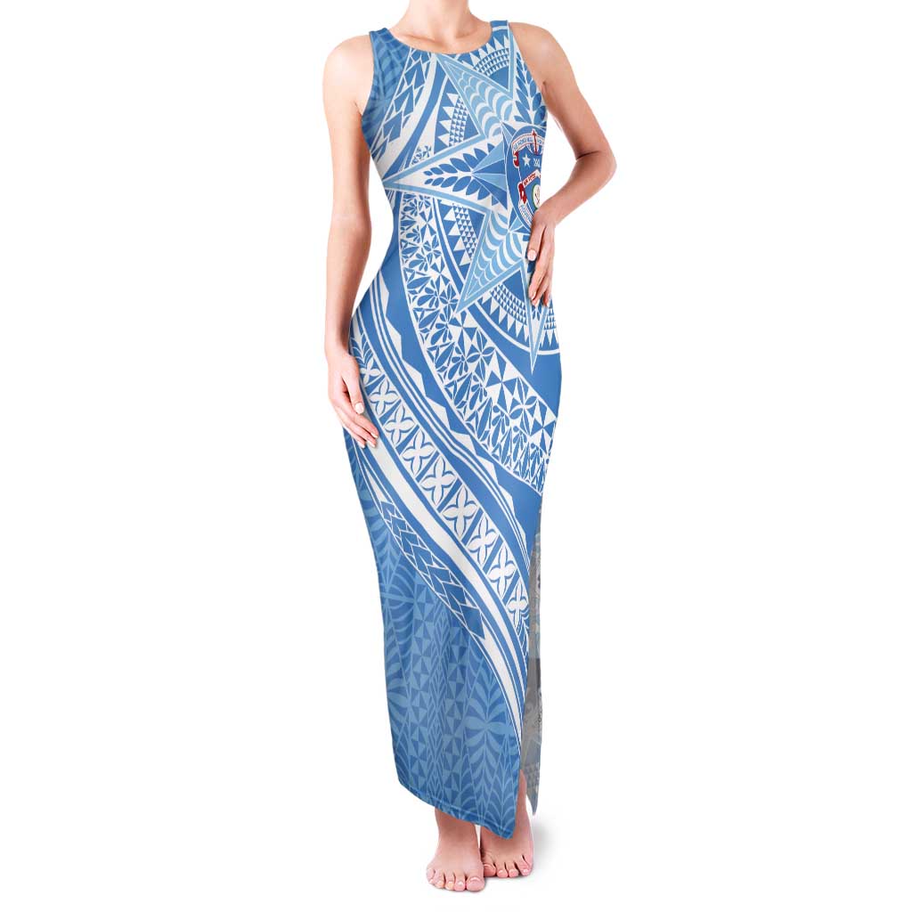 Tonga Apifo'ou Kolisi Personalized Tank Maxi Dress Ngatu Tokelaufeletoa Motifs