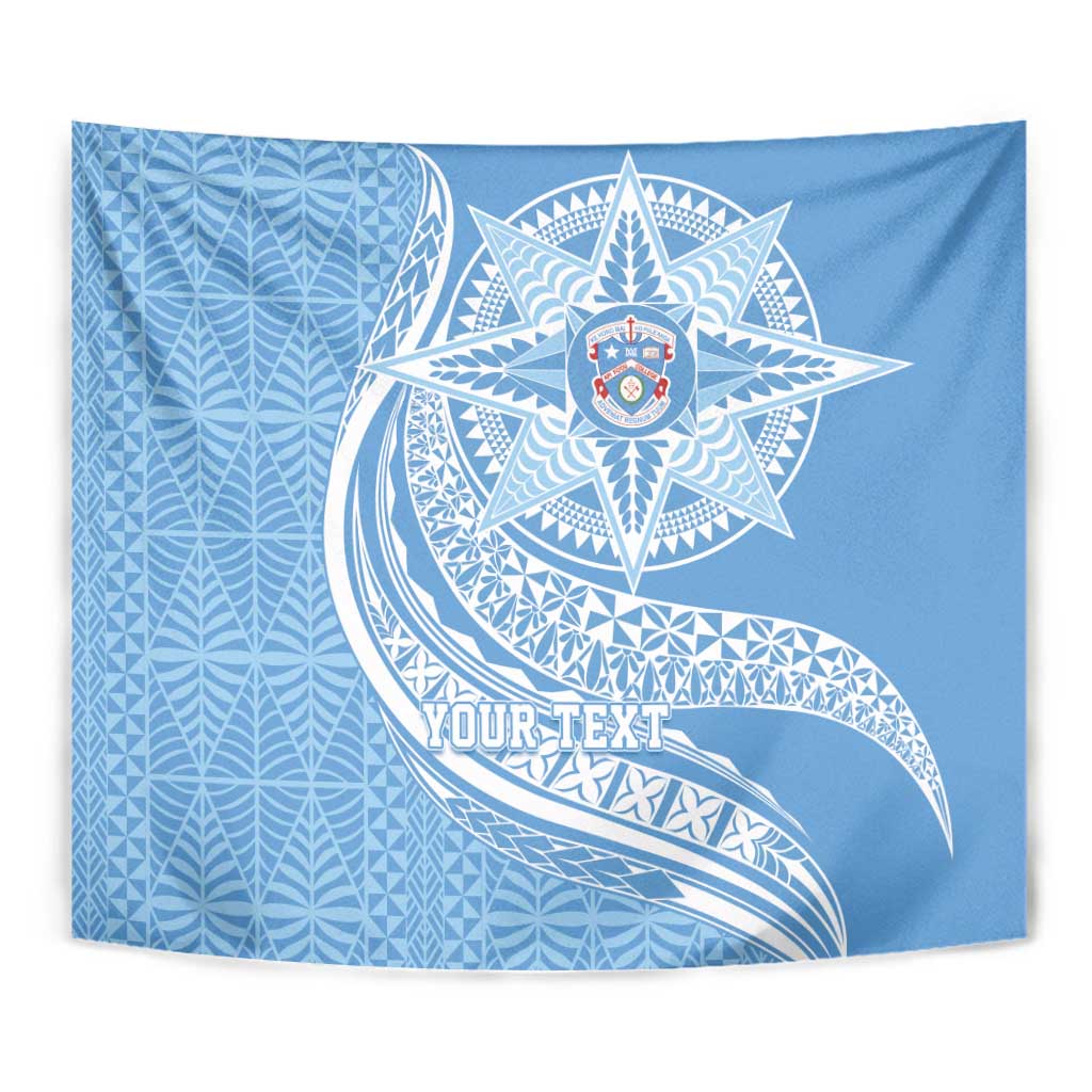 Tonga Apifo'ou Kolisi Personalized Tapestry Ngatu Tokelaufeletoa Motifs