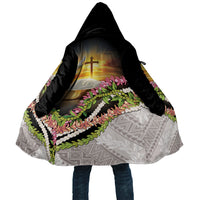 Hawaii Mokihana Mix Pikake Leis Mahalo 'Olelo Cloak Black LT7 Unisex Black - Polynesian Pride
