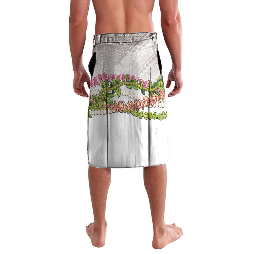 Hawaii Mokihana Mix Pikake Leis Mahalo 'Olelo Lavalava Black LT7 - Polynesian Pride
