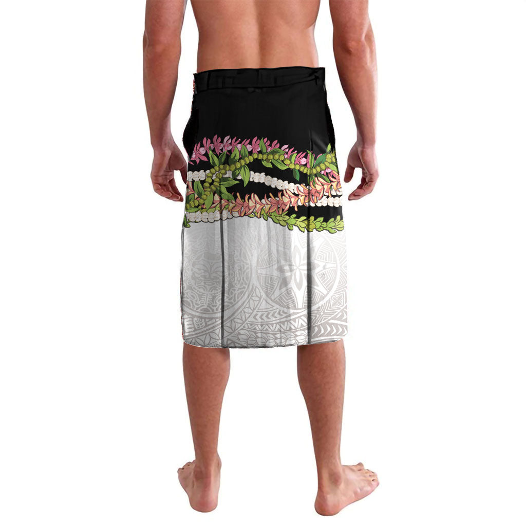 Hawaii Mokihana Mix Pikake Leis Mahalo 'Olelo Lavalava White Tapa LT7 - Polynesian Pride