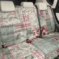 Aloha Hawaii Pastel Christmas Patchwork Back Car Seat Cover Classic Style - Polynesian Pride
