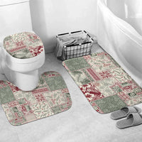 Aloha Hawaii Pastel Christmas Patchwork Bathroom Set Classic Style - Polynesian Pride