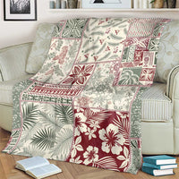 Aloha Hawaii Pastel Christmas Patchwork Blanket Classic Style - Polynesian Pride