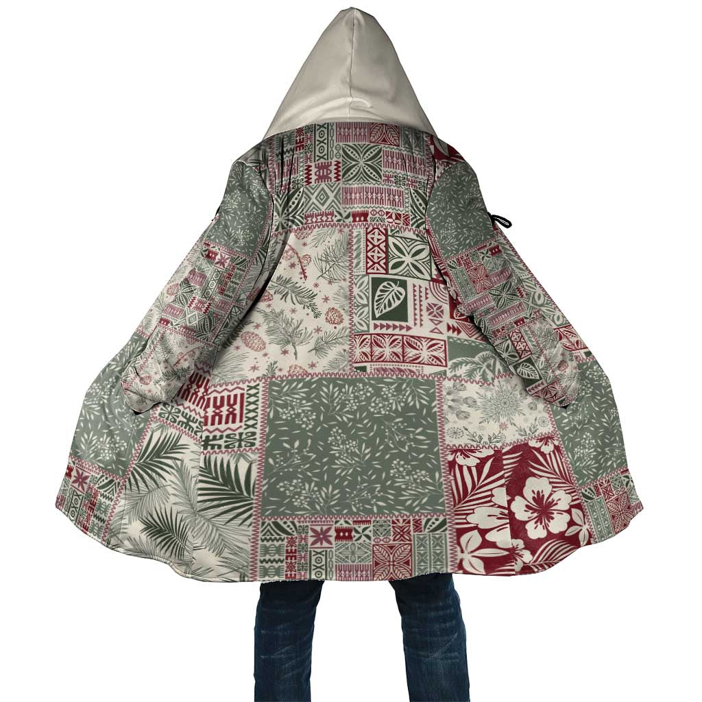 Aloha Hawaii Pastel Christmas Patchwork Cloak Classic Style - Polynesian Pride