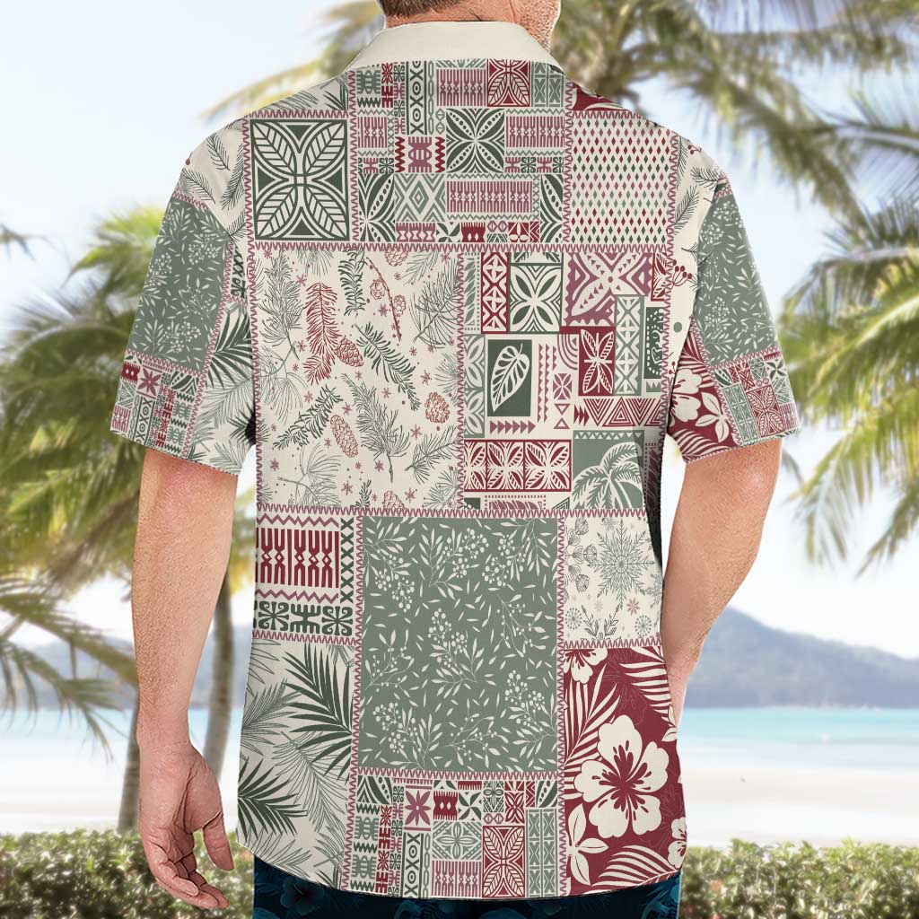 Aloha Hawaii Pastel Christmas Patchwork Hawaiian Shirt Classic Style - Polynesian Pride