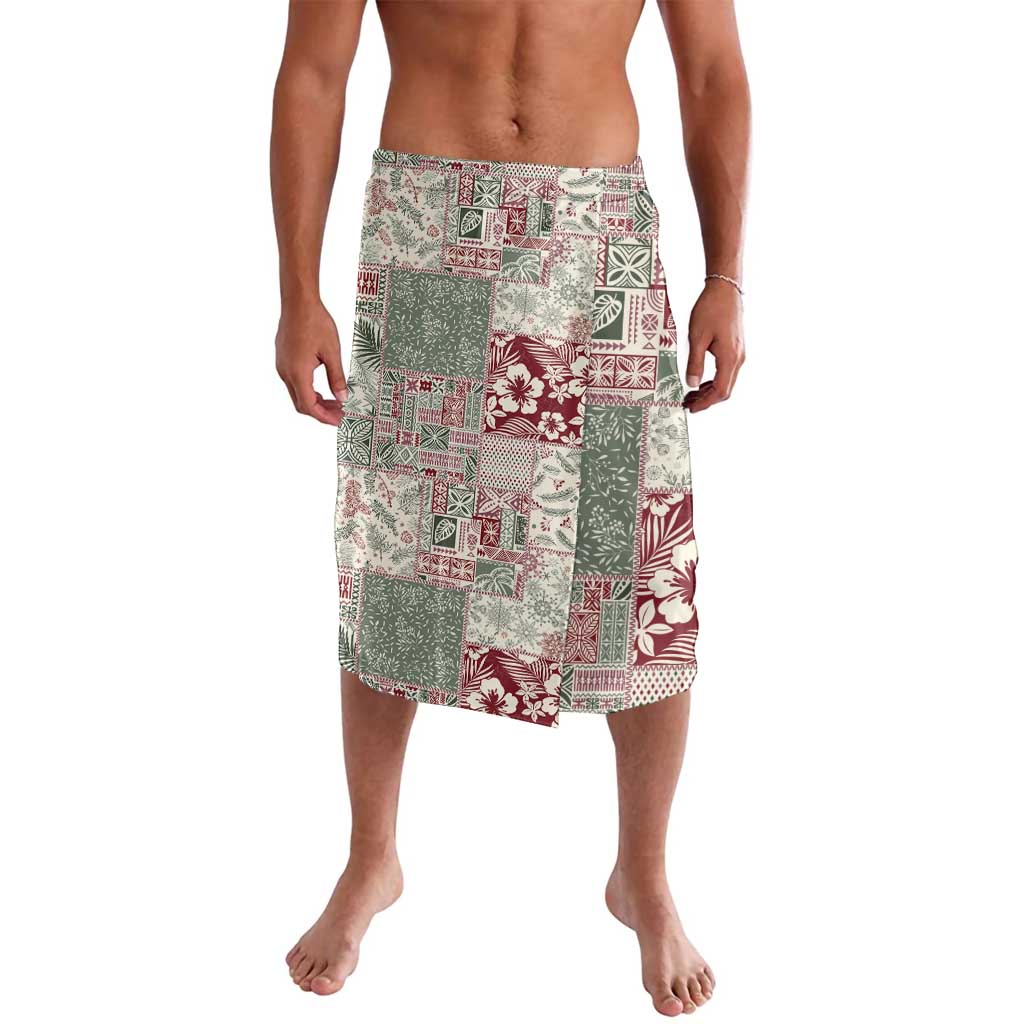 Aloha Hawaii Pastel Christmas Patchwork Lavalava Classic Style - Polynesian Pride