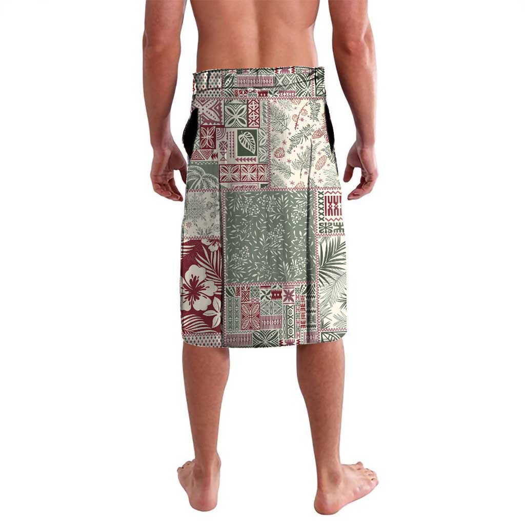 Aloha Hawaii Pastel Christmas Patchwork Lavalava Classic Style - Polynesian Pride