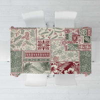 Aloha Hawaii Pastel Christmas Patchwork Tablecloth Classic Style - Polynesian Pride
