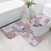 Aloha Hawaii Pastel Christmas Patchwork Bathroom Set Rustic Style - Polynesian Pride