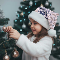 Aloha Hawaii Pastel Christmas Patchwork Christmas Santa Hat Rustic Style - Polynesian Pride