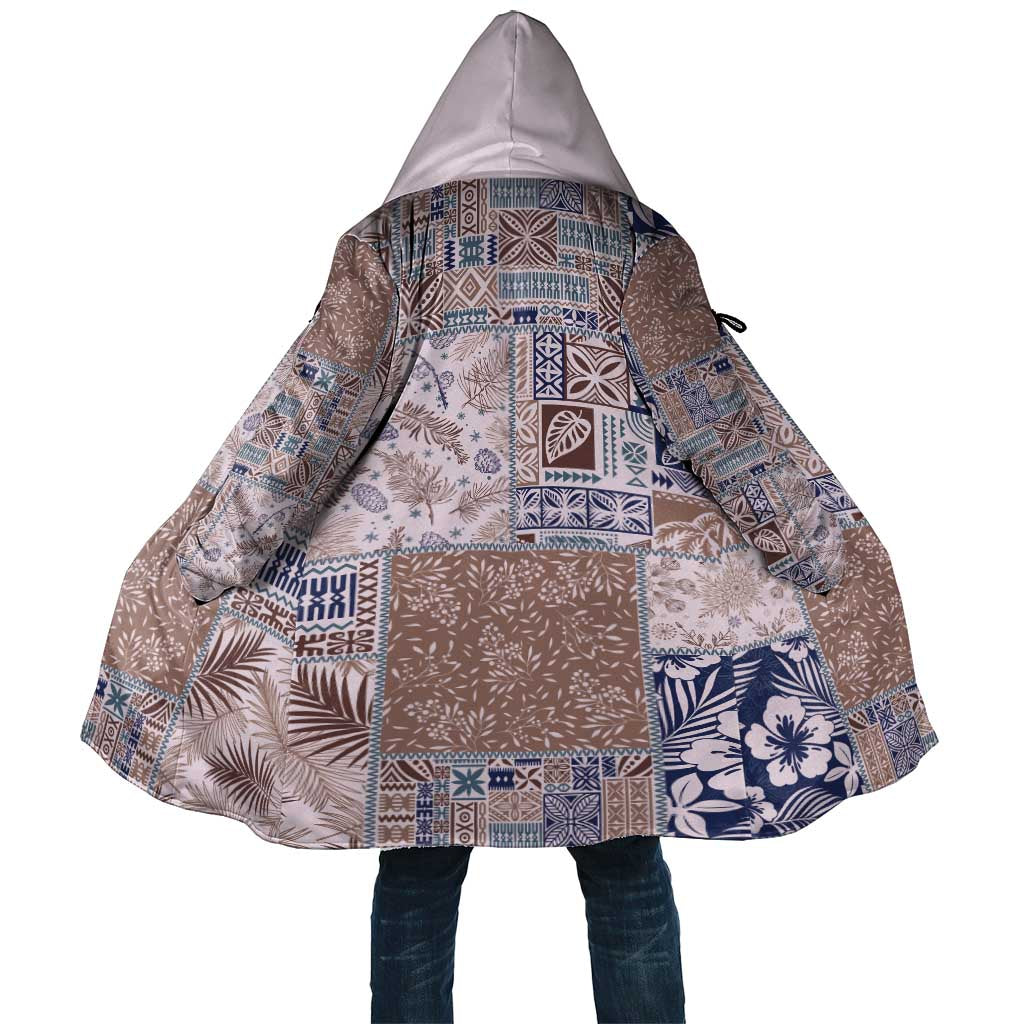 Aloha Hawaii Pastel Christmas Patchwork Cloak Rustic Style - Polynesian Pride