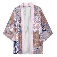 Aloha Hawaii Pastel Christmas Patchwork Kimono Rustic Style - Polynesian Pride
