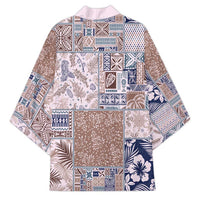 Aloha Hawaii Pastel Christmas Patchwork Kimono Rustic Style - Polynesian Pride