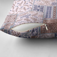 Aloha Hawaii Pastel Christmas Patchwork Pillow Cover Rustic Style - Polynesian Pride