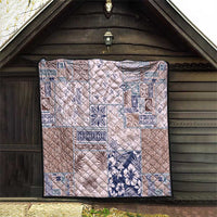 Aloha Hawaii Pastel Christmas Patchwork Quilt Rustic Style - Polynesian Pride