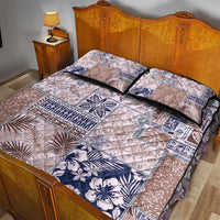 Aloha Hawaii Pastel Christmas Patchwork Quilt Bed Set Rustic Style - Polynesian Pride