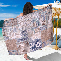Aloha Hawaii Pastel Christmas Patchwork Sarong Rustic Style - Polynesian Pride