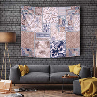 Aloha Hawaii Pastel Christmas Patchwork Tapestry Rustic Style - Polynesian Pride