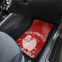 New Zealand Christmas Car Mats Silver Fern Mix Kiwi Bird Ver01 LT7 - Polynesian Pride