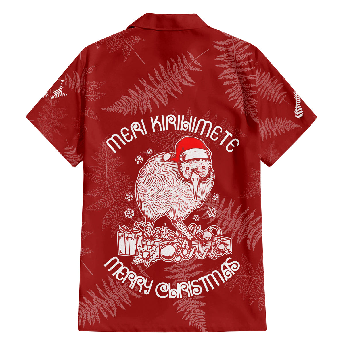 New Zealand Christmas Family Matching Summer Maxi Dress and Hawaiian Shirt Silver Fern Mix Kiwi Bird Ver01 LT7 - Polynesian Pride