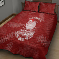 New Zealand Christmas Quilt Bed Set Silver Fern Mix Kiwi Bird Ver01 LT7 - Polynesian Pride