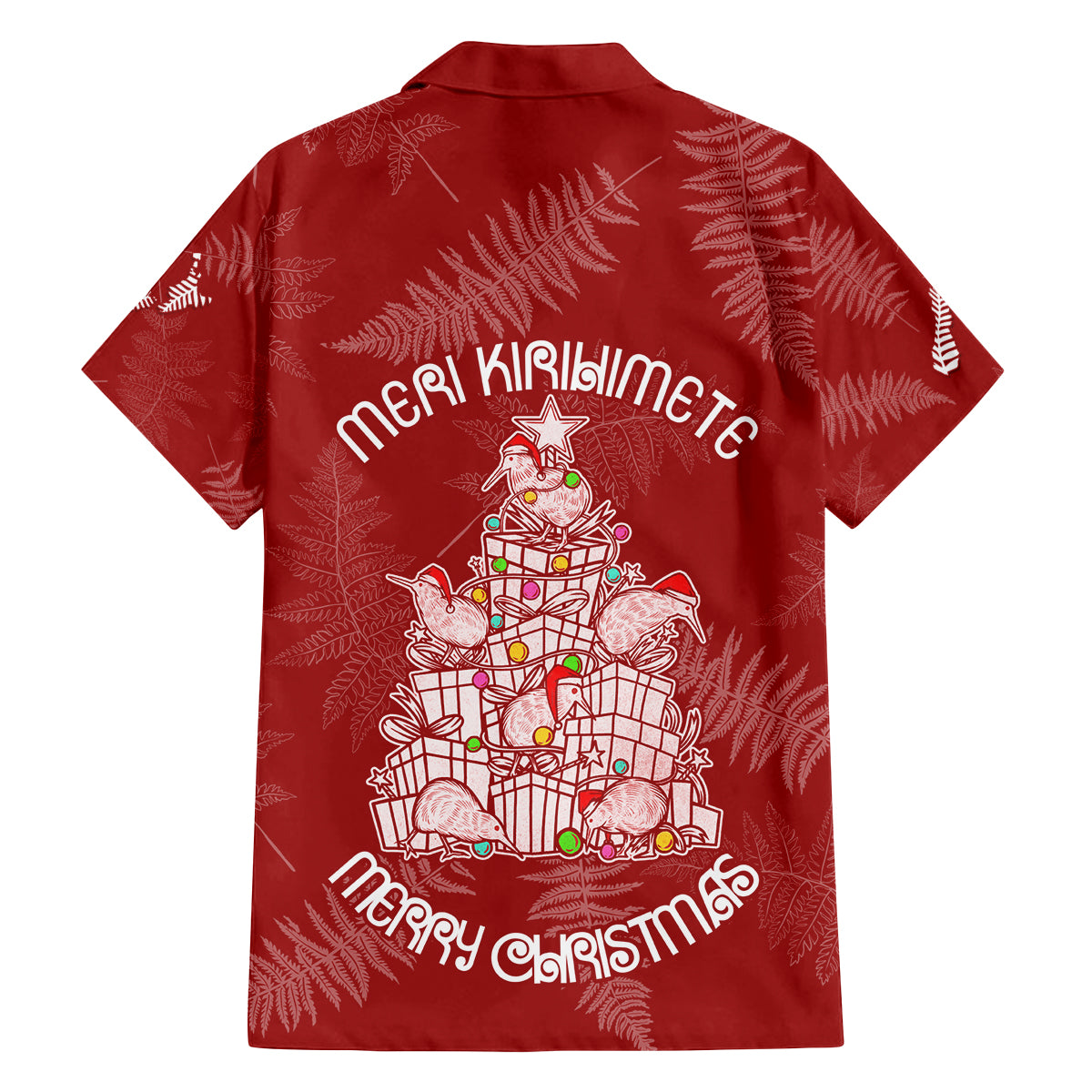 New Zealand Christmas Family Matching Summer Maxi Dress and Hawaiian Shirt Silver Fern Mix Kiwi Bird Ver02 LT7 - Polynesian Pride