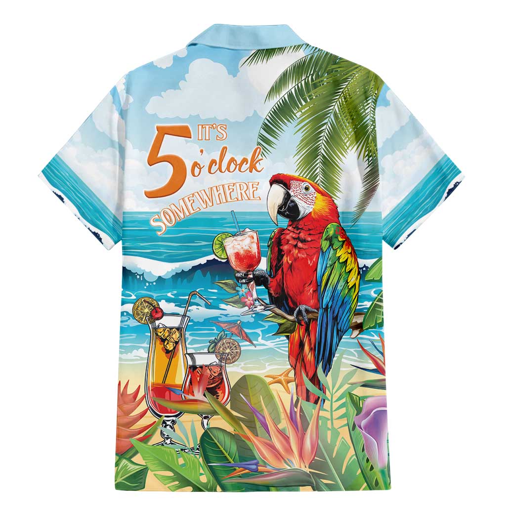 Aloha Hawaii Christmas Family Matching Mermaid Dress and Hawaiian Shirt It's 5 o'clock Somewhere