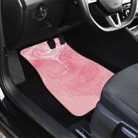 Breast Cancer Awareness Maori Aotearoa Car Mats Manta Ray - Pink Glaze - Polynesian Pride