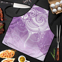 Epilepsy Awareness Maori Aotearoa Apron Manta Ray - Purple Glaze - Polynesian Pride