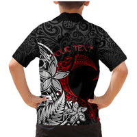 Valentine New Zealand Family Matching Mermaid Dress and Hawaiian Shirt Aotearoa Couple Maori Aroha Ki a Koe LT7 - Polynesian Pride