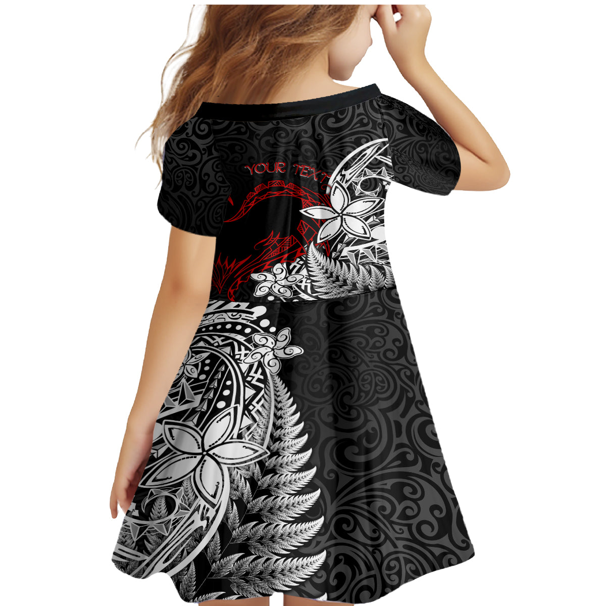 New Zealand Aotearoa Valentine Family Matching Mermaid Dress and Hawaiian Shirt Couple Maori Aroha Ki a Koe Ver.02 LT7 - Polynesian Pride