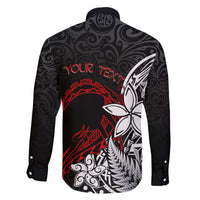 New Zealand Aotearoa Valentine Family Matching Off Shoulder Long Sleeve Dress and Hawaiian Shirt Couple Maori Aroha Ki a Koe Ver.02 LT7 - Polynesian Pride